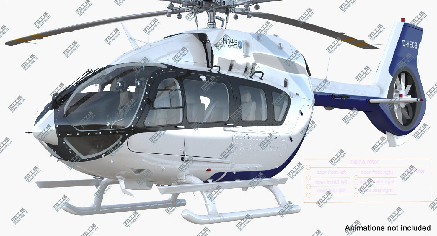 images/goods_img/20210313/3D model Light Utility Helicopter Eurocopter EC145 T2 Rigged/5.jpg